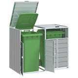 vidaXL Containerberging voor 1 container 72x81x115 cm staal groen