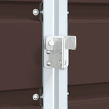 vidaXL Containerberging voor 1 container 72x81x115 cm staal groen