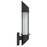 vidaXL Buitenwandlamp roestvrij staal zilverkleurig