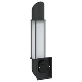 vidaXL Buitenwandlamp roestvrij staal zilverkleurig