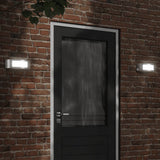 vidaXL Outdoor Wall Lamps 2 pcs Stainless Steel Silver-colored