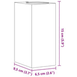 vidaXL Buitenwandlampen 2 st gegoten aluminium zwart