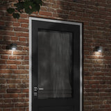 vidaXL Buitenwandlamp gegoten aluminium zwart