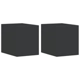 vidaXL Buitenwandlamp gegoten aluminium zwart