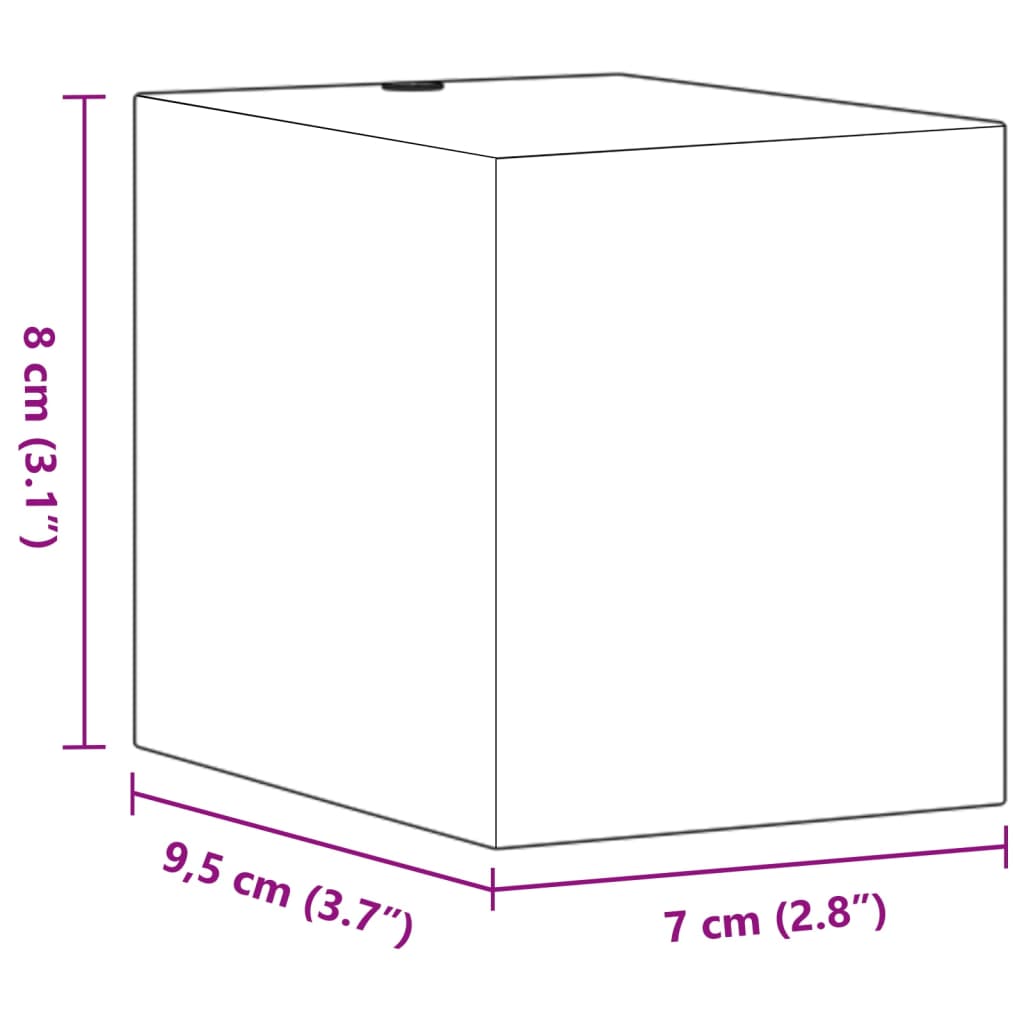 vidaXL Buitenwandlamp gegoten aluminium zwart