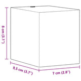 vidaXL Buitenwandlamp gegoten aluminium zwart