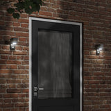 vidaXL Buitenwandlamp gegoten aluminium zwart