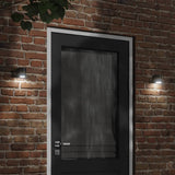 vidaXL Outdoor Wall Lamp Cast Aluminum Black