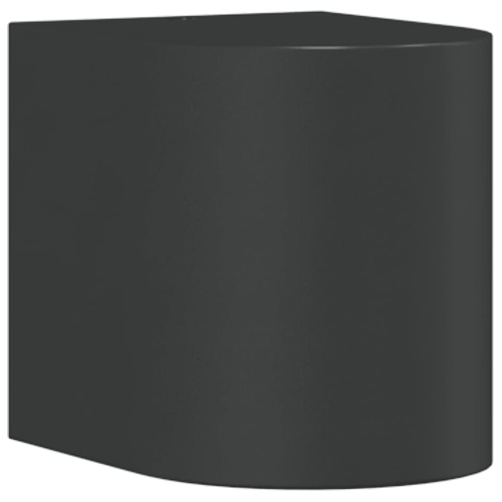 vidaXL Outdoor Wall Lamp Cast Aluminum Black