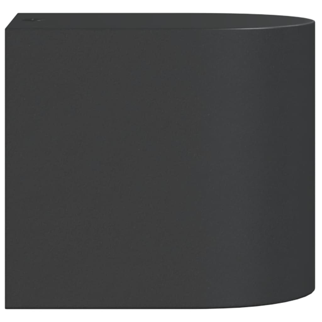 vidaXL Outdoor Wall Lamp Cast Aluminum Black