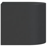 vidaXL Outdoor Wall Lamp Cast Aluminum Black