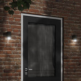 vidaXL Buitenwandlamp gegoten aluminium zwart