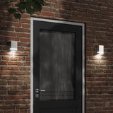 vidaXL Outdoor Wall Lamp Stainless Steel Silver