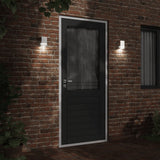 vidaXL Outdoor Wall Lamp Stainless Steel Silver