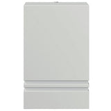 vidaXL Outdoor Wall Lamp Stainless Steel Silver