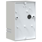 vidaXL Outdoor Wall Lamp Stainless Steel Silver