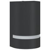 vidaXL Buitenwandlamp gegoten aluminium zwart