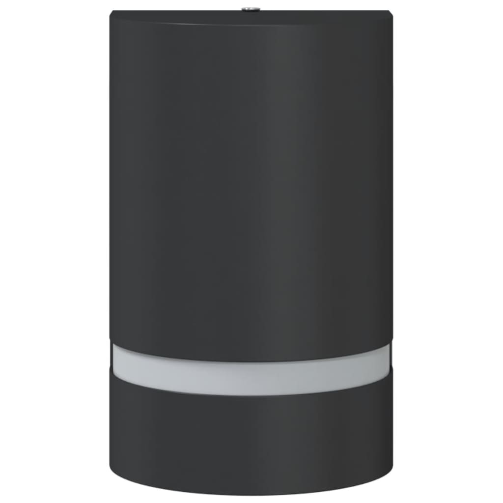 vidaXL Buitenwandlamp gegoten aluminium zwart