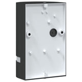vidaXL Buitenwandlamp gegoten aluminium zwart