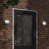 vidaXL LED-buitenwandlampen 2 st 3 W rond zwart