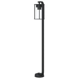 vidaXL Vloerlamp voor buiten 60 cm roestvrij staal zwart
