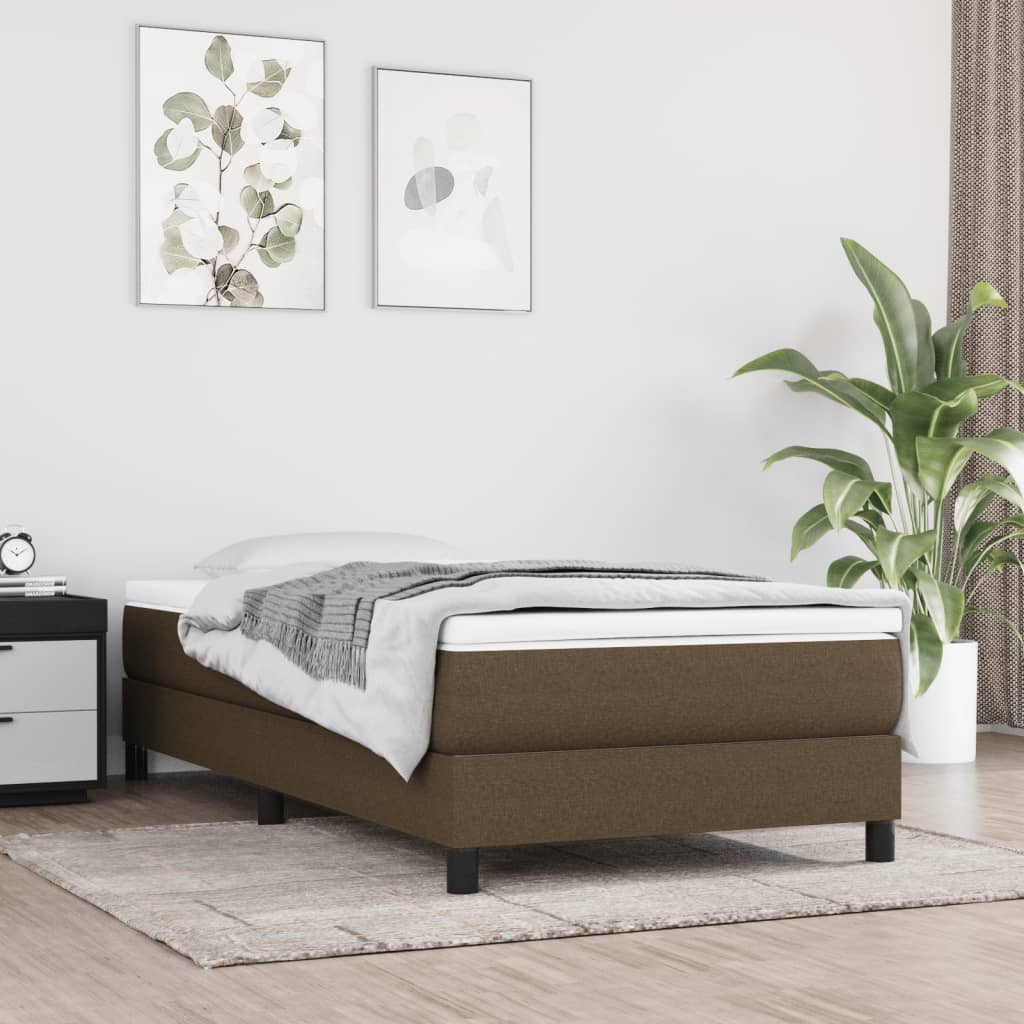 vidaXL Pocketveringmatras medium 80x200x20 cm stof lichtgrijs