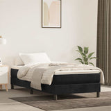 vidaXL Pocketveringmatras medium 80x200x20 cm fluweel lichtgrijs