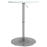 vidaXL Bar Table 60x60x90 cm Engineered Wood and Chromed Steel Black