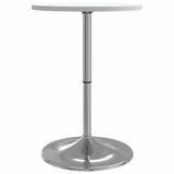 vidaXL Bar Table 60x60x90 cm Engineered Wood and Chromed Steel Black