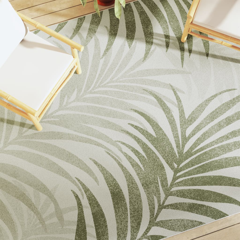 vidaXL Indoor Outdoor Low-Pile Rug 190x300 cm Multicolour