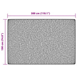vidaXL Indoor Outdoor Low-Pile Rug 190x300 cm Multicolour