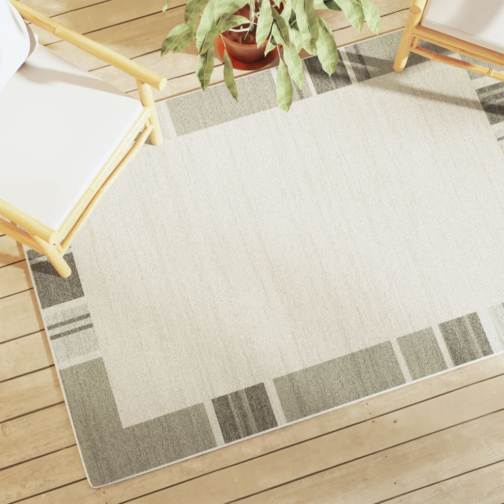 vidaXL Indoor Outdoor Low-Pile Rug 190x300 cm Multicolour