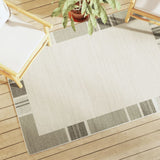 vidaXL Indoor Outdoor Low-Pile Rug 190x300 cm Multicolour