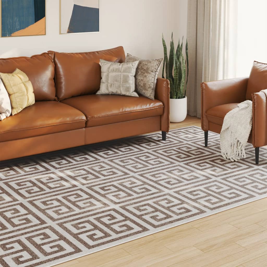 vidaXL Indoor Outdoor Low-Pile Rug 190x300 cm Multicolour