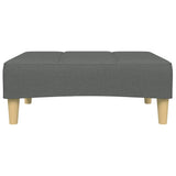 vidaXL Footstool 77x55x31 cm fabric light grey