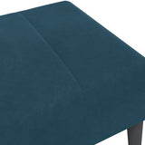 vidaXL Voetenbank 77x55x31 cm fluweel blauw