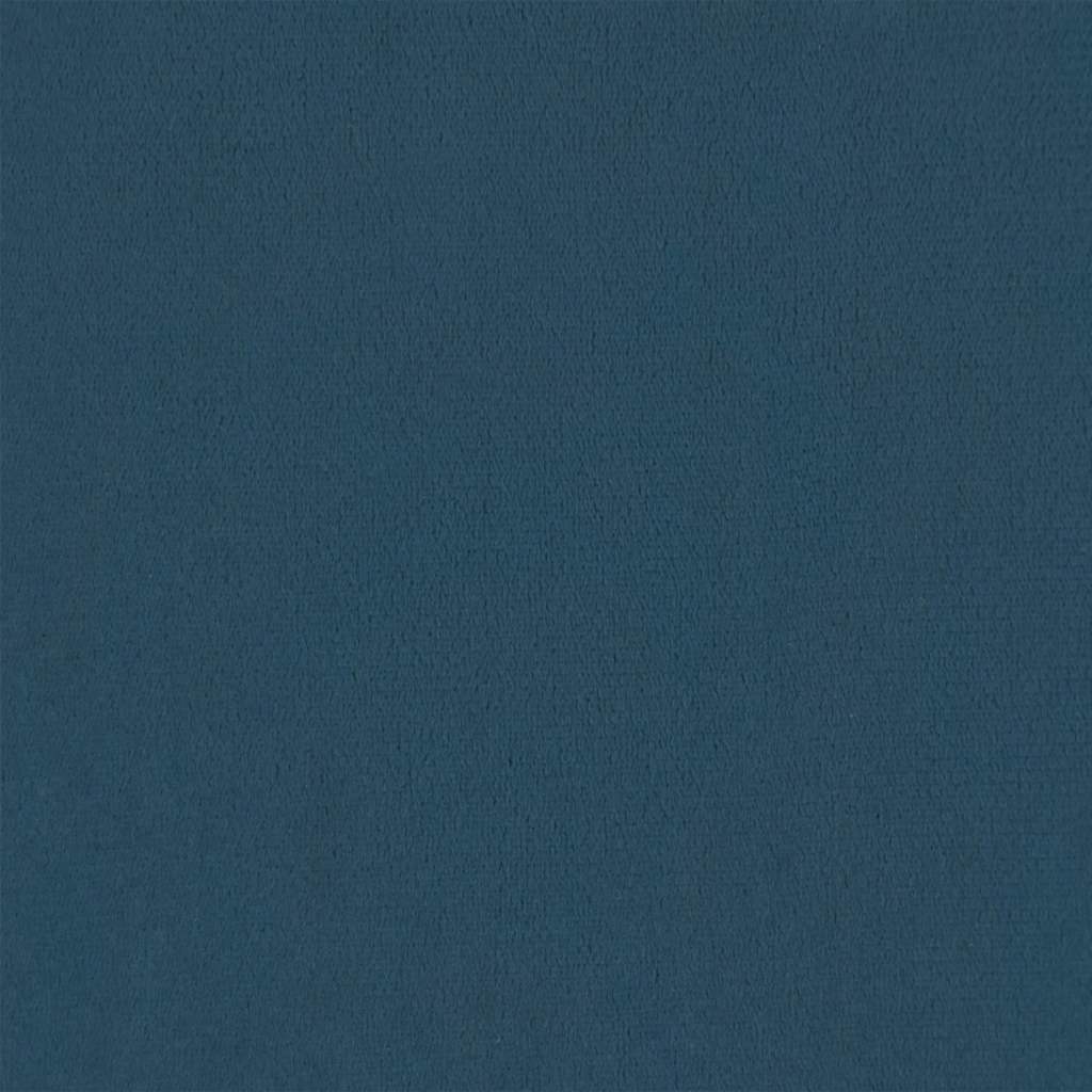 vidaXL Voetenbank 77x55x31 cm fluweel blauw