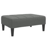 vidaXL Voetenbank 77x55x31 cm stof lichtgrijs