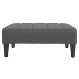 vidaXL Voetenbank 77x55x31 cm stof lichtgrijs