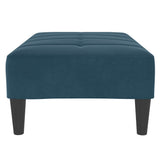 vidaXL Voetenbank 77x55x31 cm fluweel blauw