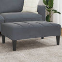vidaXL Voetenbank 77x55x31 cm fluweel blauw