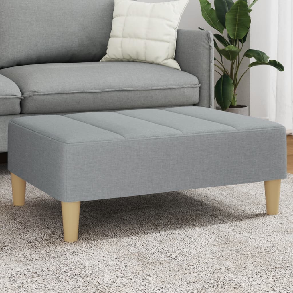 vidaXL Ottoman 77x55x31 cm fabric dark grey