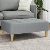 vidaXL Ottoman 77x55x31 cm fabric dark grey
