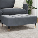 vidaXL Footstool 77x55x31 cm velvet blue