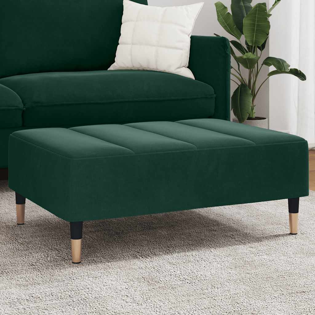 vidaXL Footstool 77x55x31 cm velvet blue