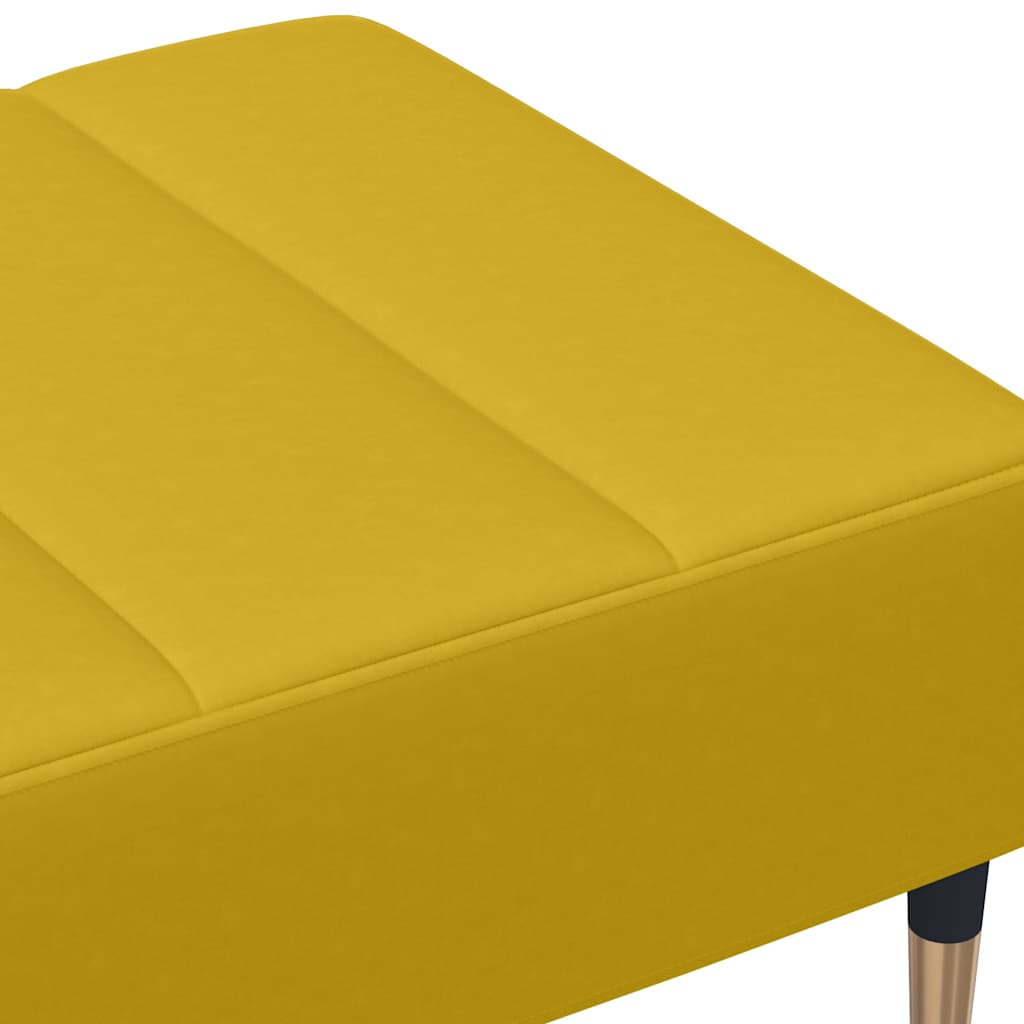 vidaXL Footstool 77x55x31 cm velvet blue