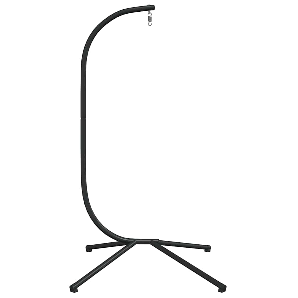 vidaXL Hangende Egg Chair standaard zonder mand antraciet staal