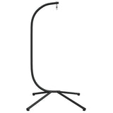 vidaXL Hangende Egg Chair standaard zonder mand antraciet staal