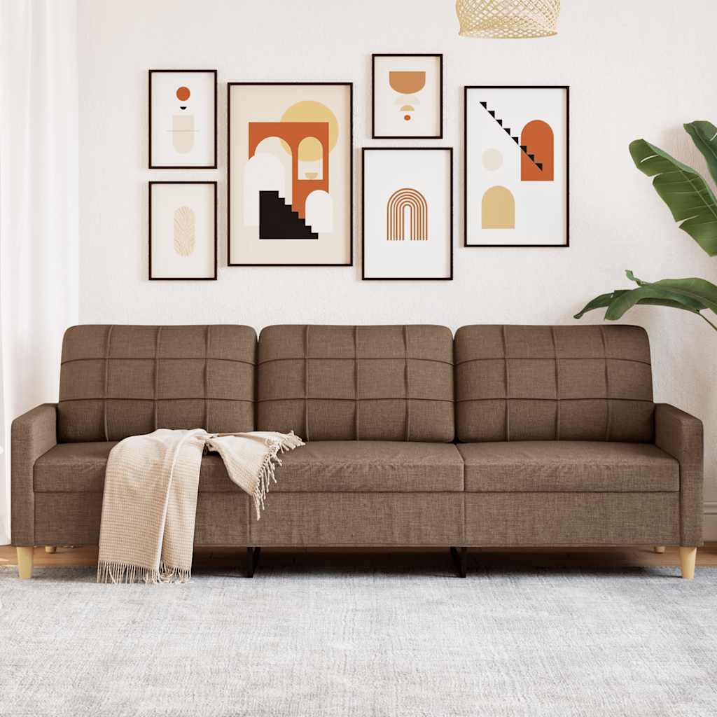 vidaXL Fauteuil 60 cm stof lichtgrijs