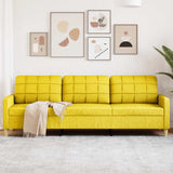 vidaXL Fauteuil 60 cm stof lichtgrijs